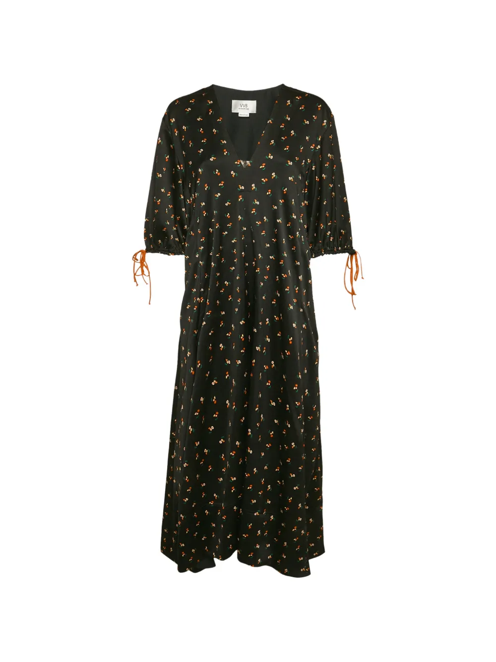 Victoria Victoria Beckham Chemisier midi a fiori - Nero