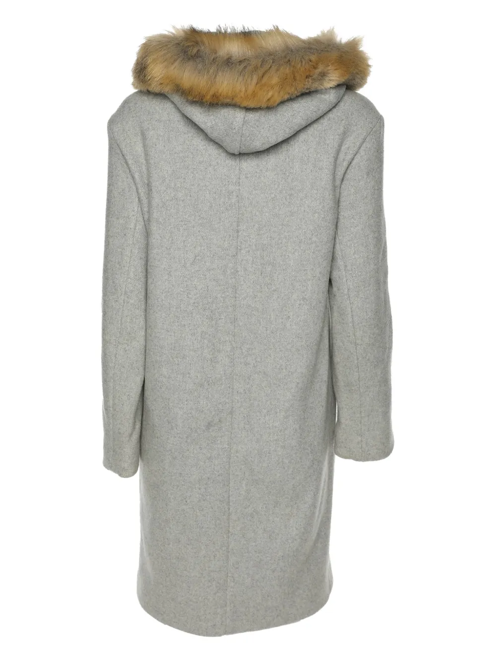 Maje abrigo texturizado con capucha | Image 2