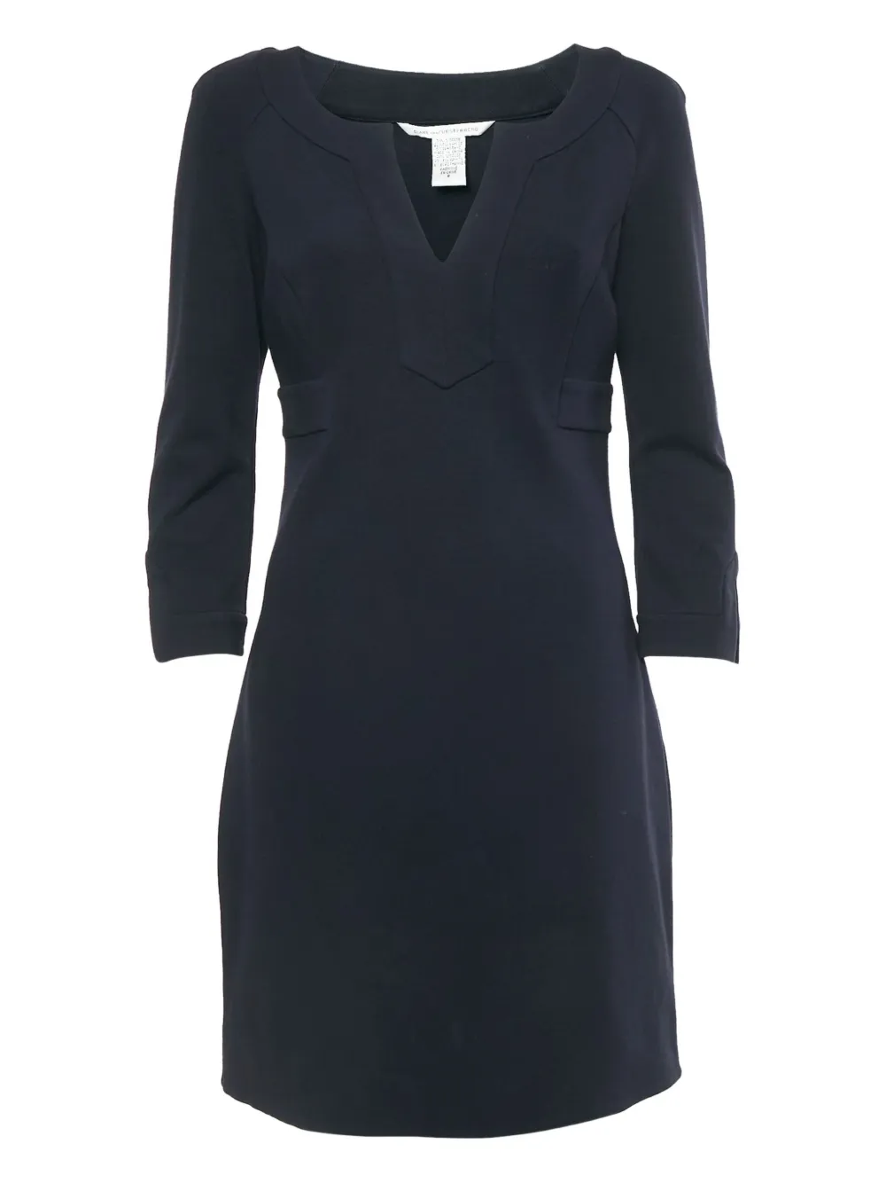 DVF Diane von Furstenberg robe à col v | bleu | Image 1