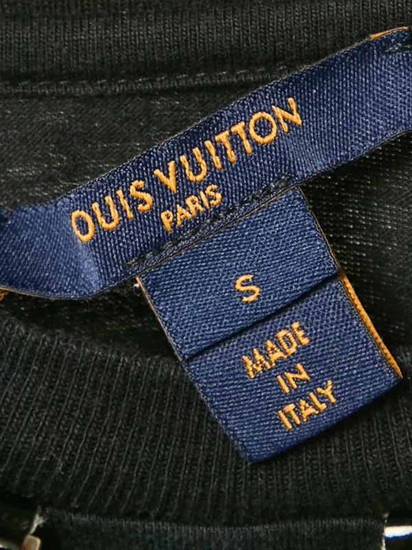 Louis Vuitton Pre-Owned 2010s logo-print Cotton t-shirt | Black