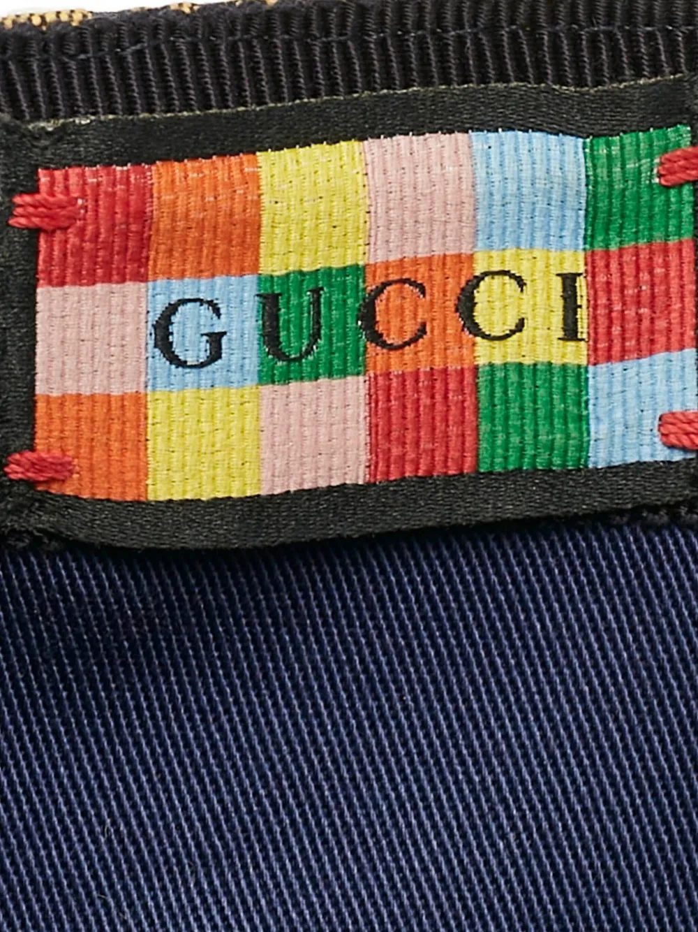 Pre-owned Gucci Gg-pattern Baseball Cap In Yellow
