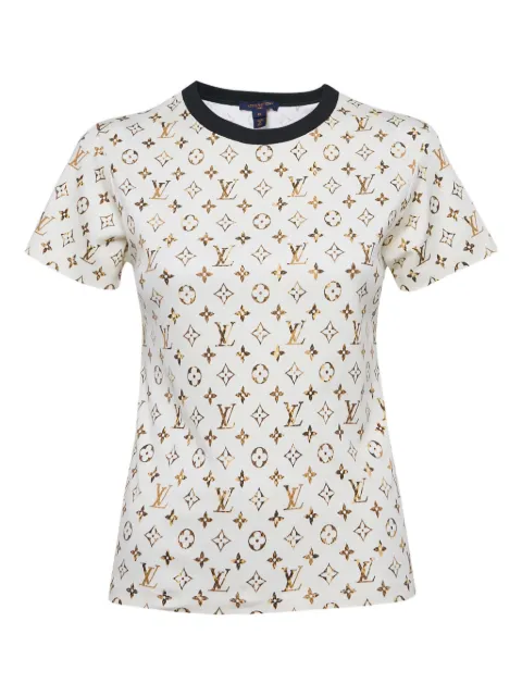 Louis Vuitton Pre-Owned playera con monograma estampado