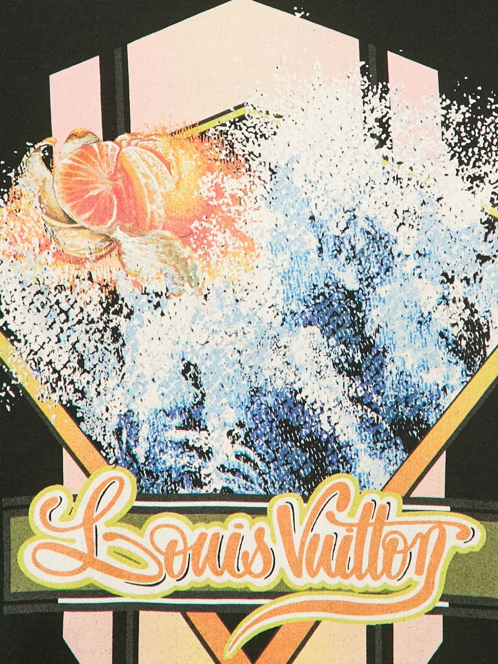 Louis Vuitton Pre-Owned playera con cuello redondo y logo estampado | Image 2