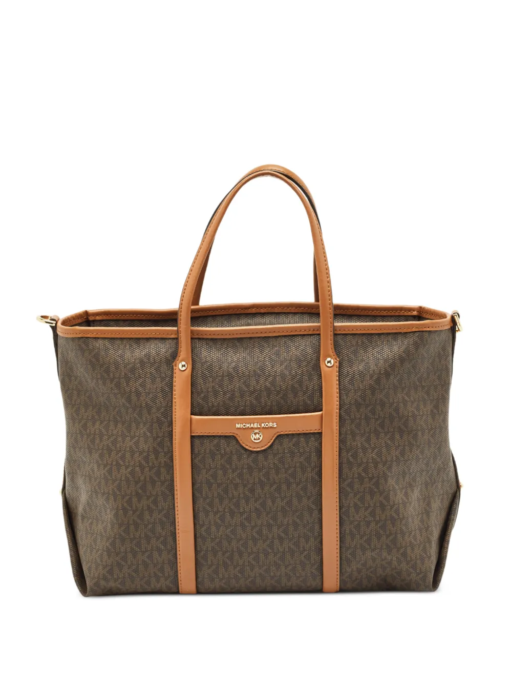 Michael Kors Vintage logo-pattern tote bag - Marrone