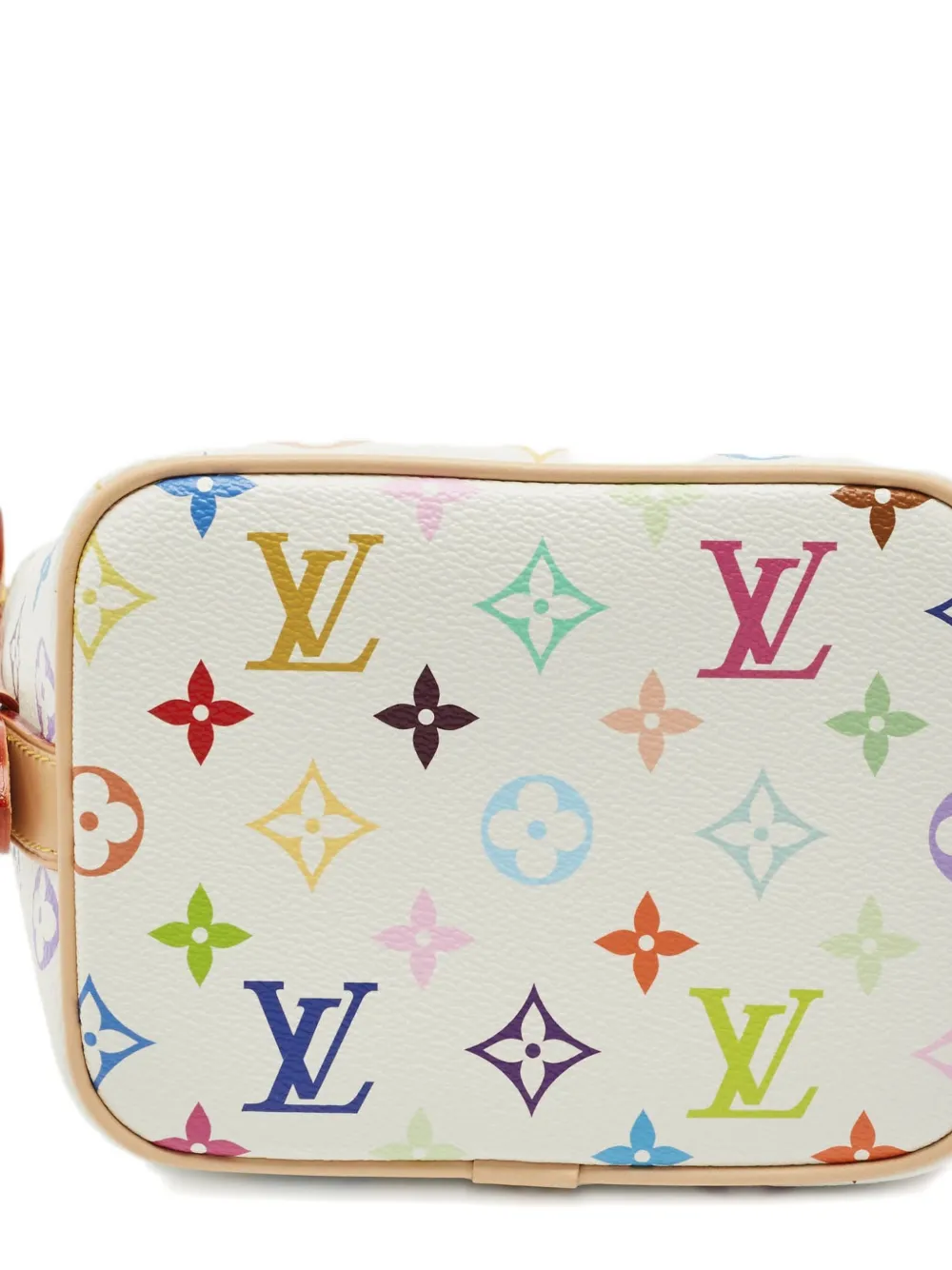 LOUIS VUITTON Pre-owned X Takashi Murakami All In Bb Bucket Bag In White