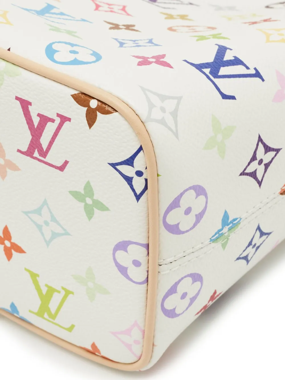 LOUIS VUITTON Pre-owned X Takashi Murakami All In Bb Bucket Bag In White