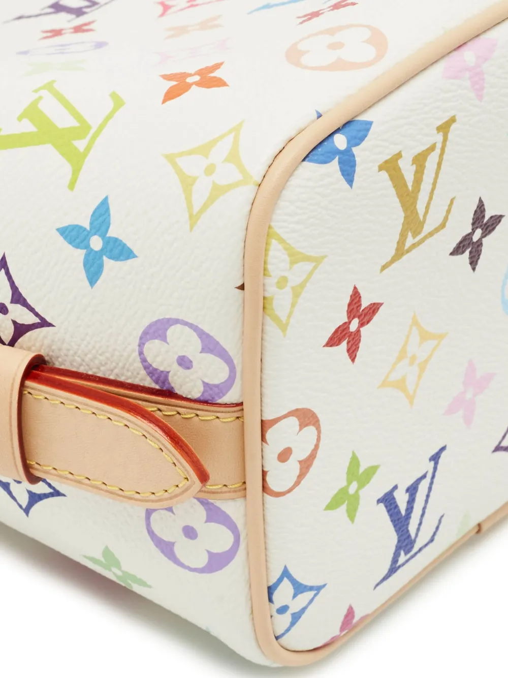 LOUIS VUITTON Pre-owned X Takashi Murakami All In Bb Bucket Bag In White