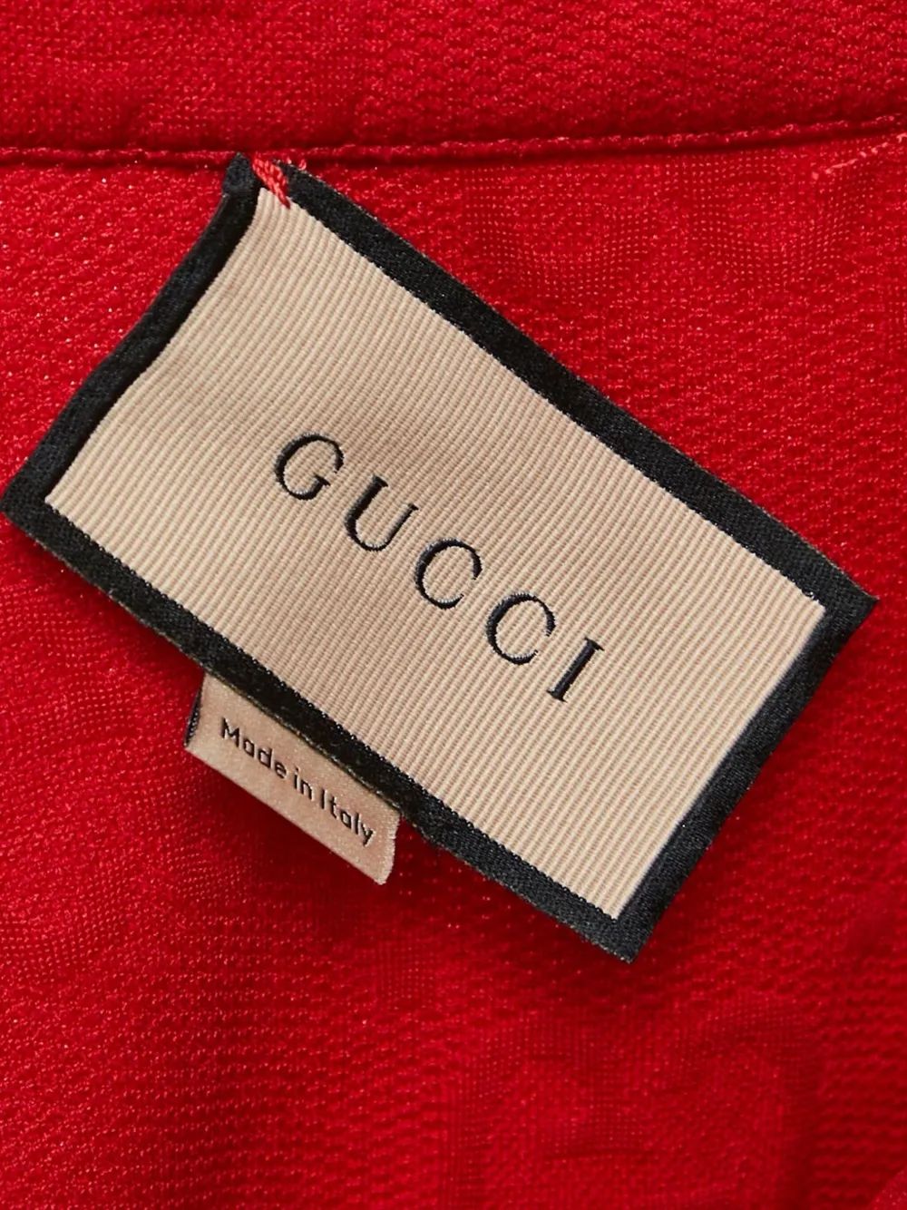 Gucci Pre-Owned Mini-jurk met GG-patroon en rits - Rood