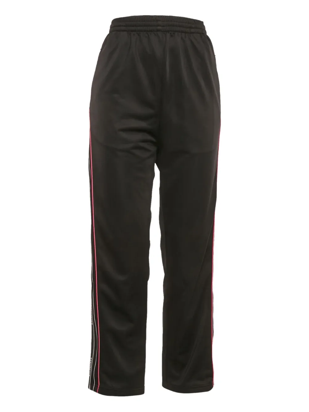 Pre-owned Balenciaga Logo-stripe Track Pants In Black
