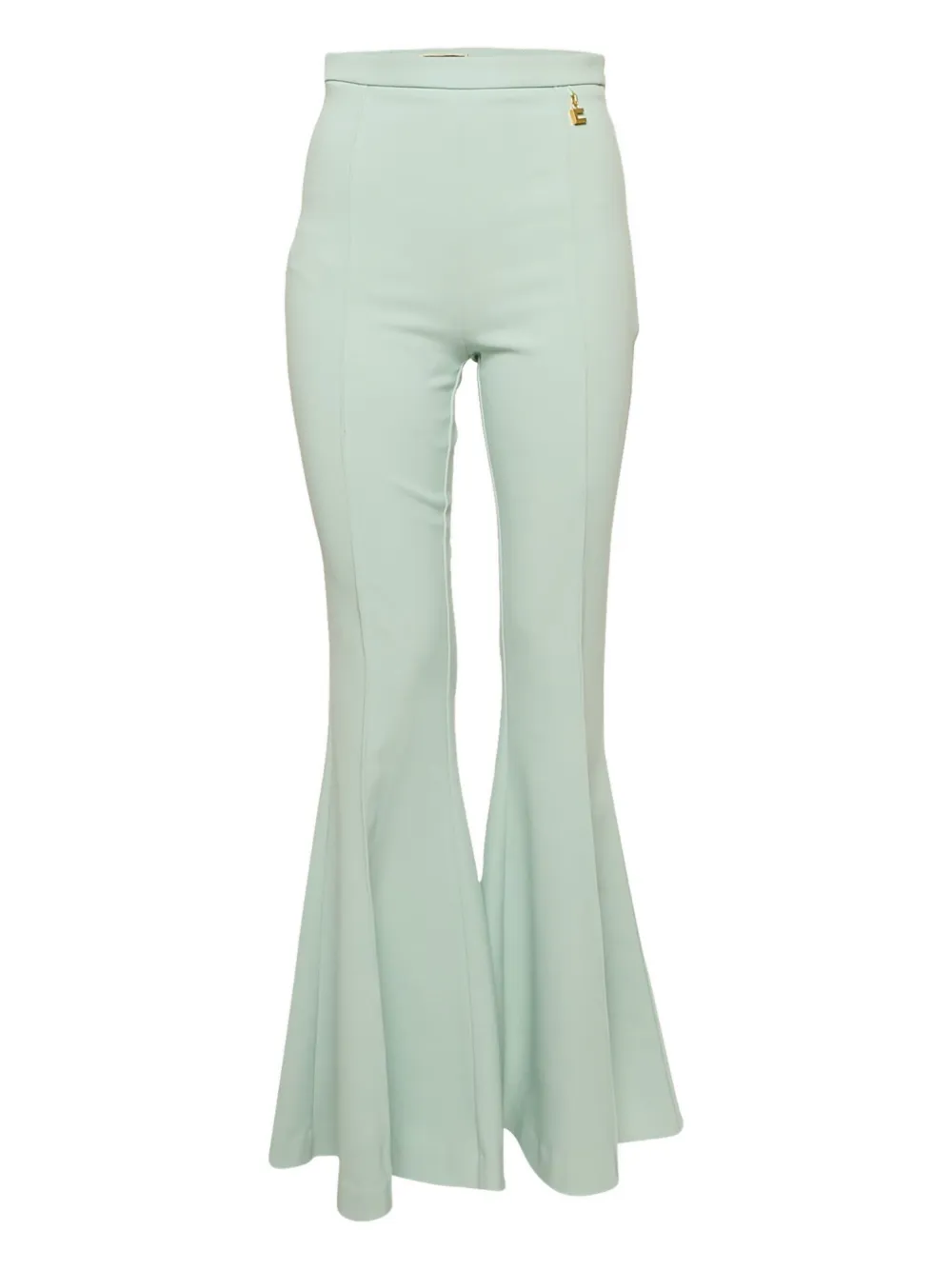 Elisabetta Franchi tailored flared trousers | Green | Image 1