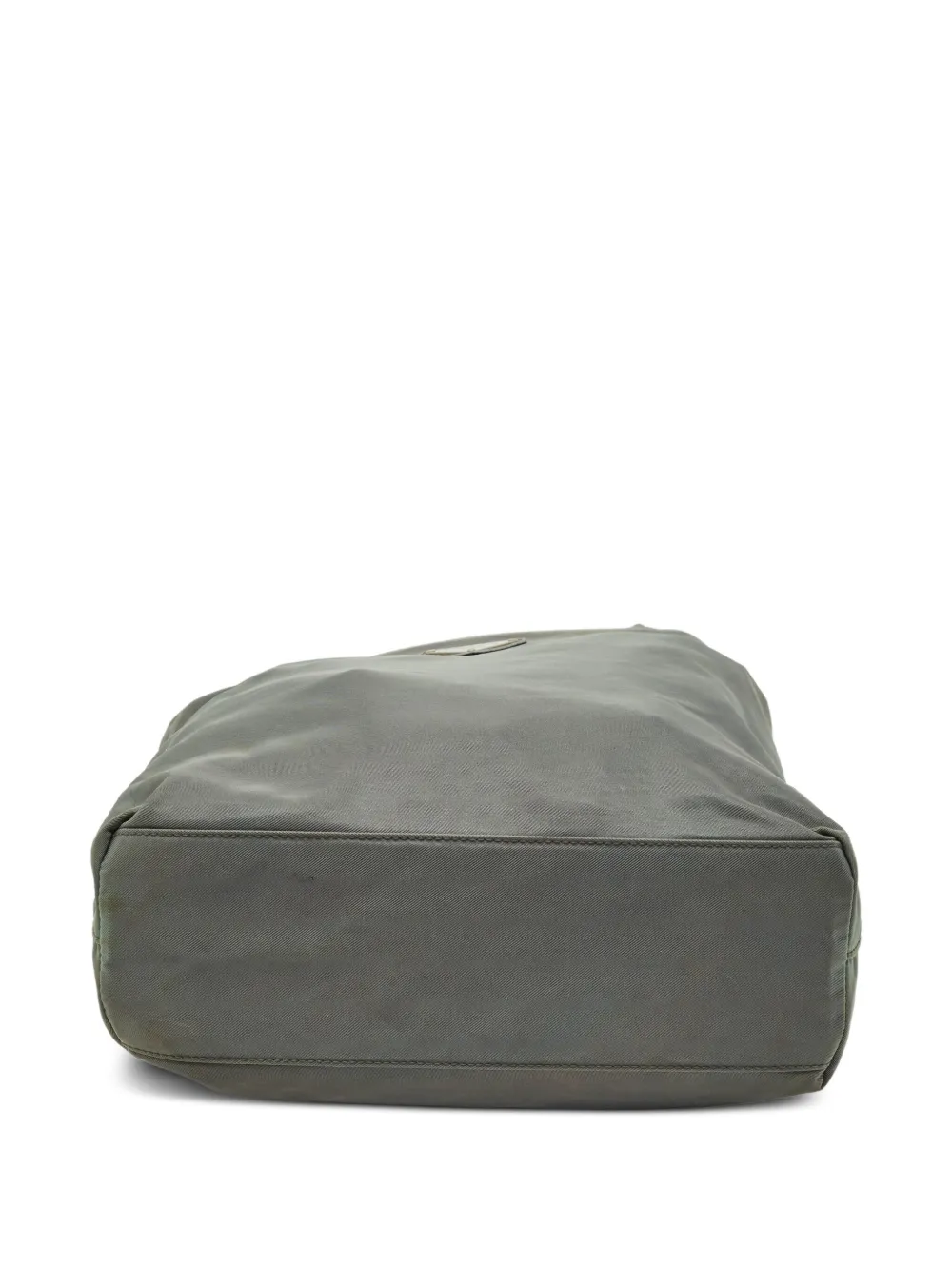 Pre-owned Prada 1152040 Green In Gray