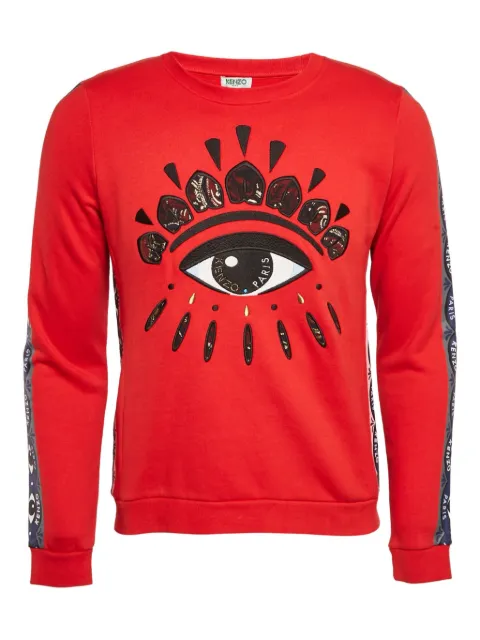 Kenzo Pre-Owned eye-motif cotton sweatshirt