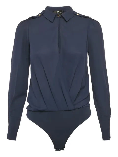 Elisabetta Franchi body con efecto cruzado