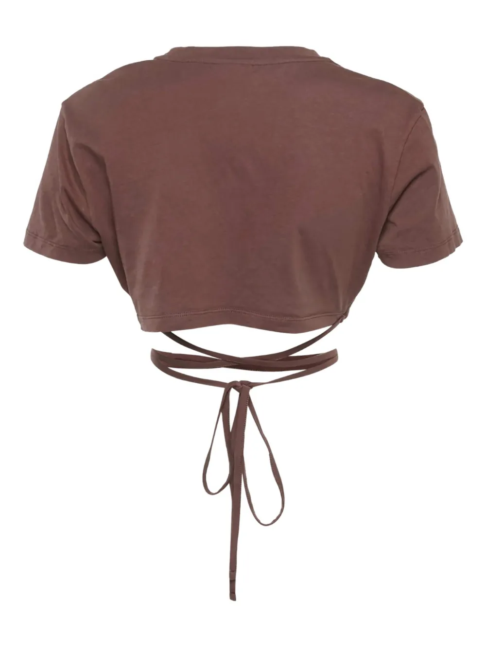 Jacquemus Pre-Owned playera corto con moño en la parte delantera | Image 2