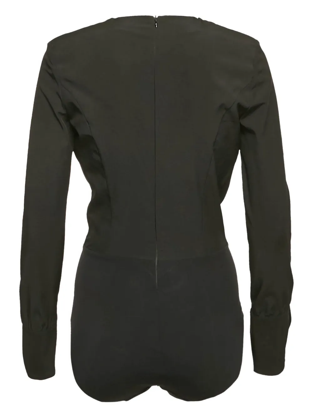 Elisabetta Franchi wrap-effect long-sleeve bodysuit | Image 2