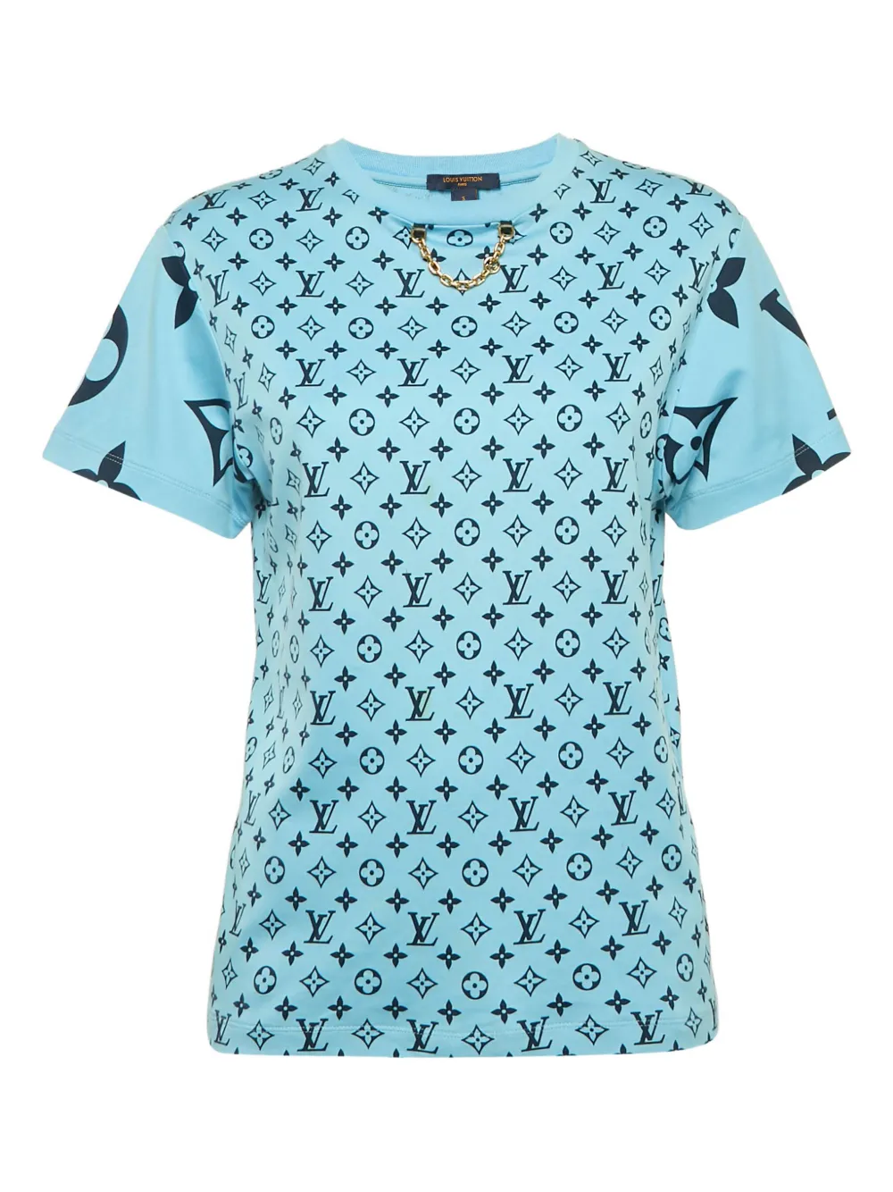 Louis Vuitton Pre-Owned playera con monograma estampado | azul | Image 1
