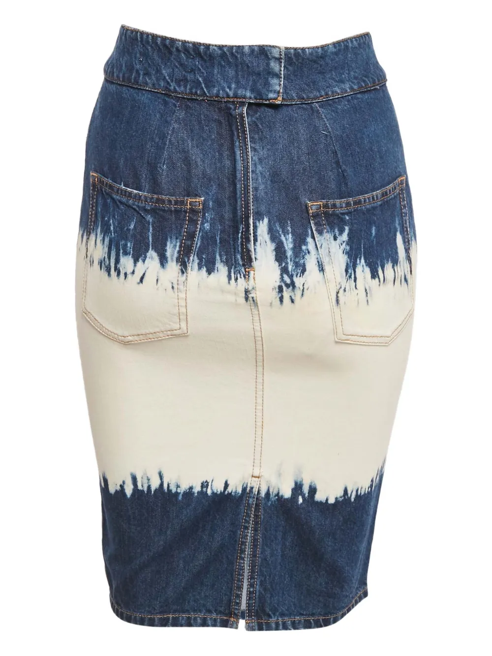 MARANT ÉTOILE Denim rok met tie-dye print - Blauw