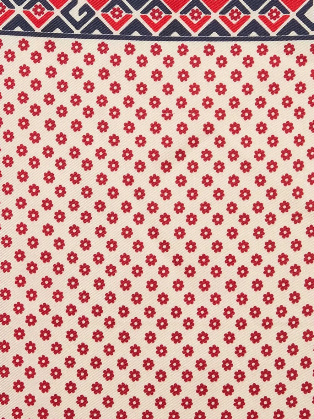 Gucci Pre-Owned mascada de seda con estampado geométrico | Image 2