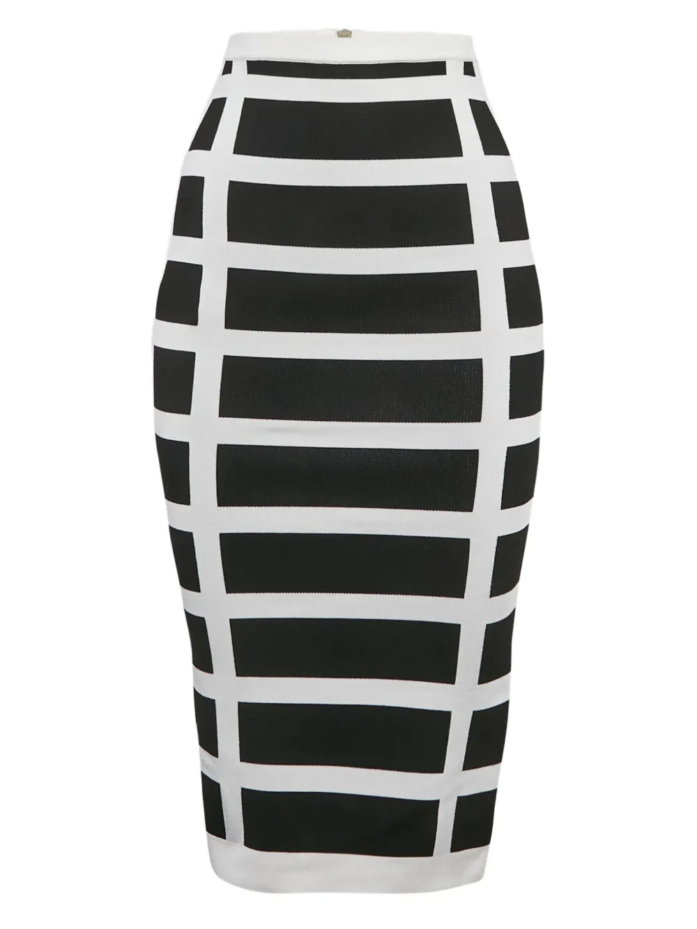 Balmain Pre-Owned falda midi con diseño tejido | blanco | Image 1