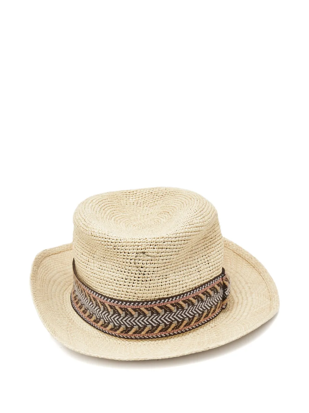 Borsalino chapeau en paille - Tons neutres