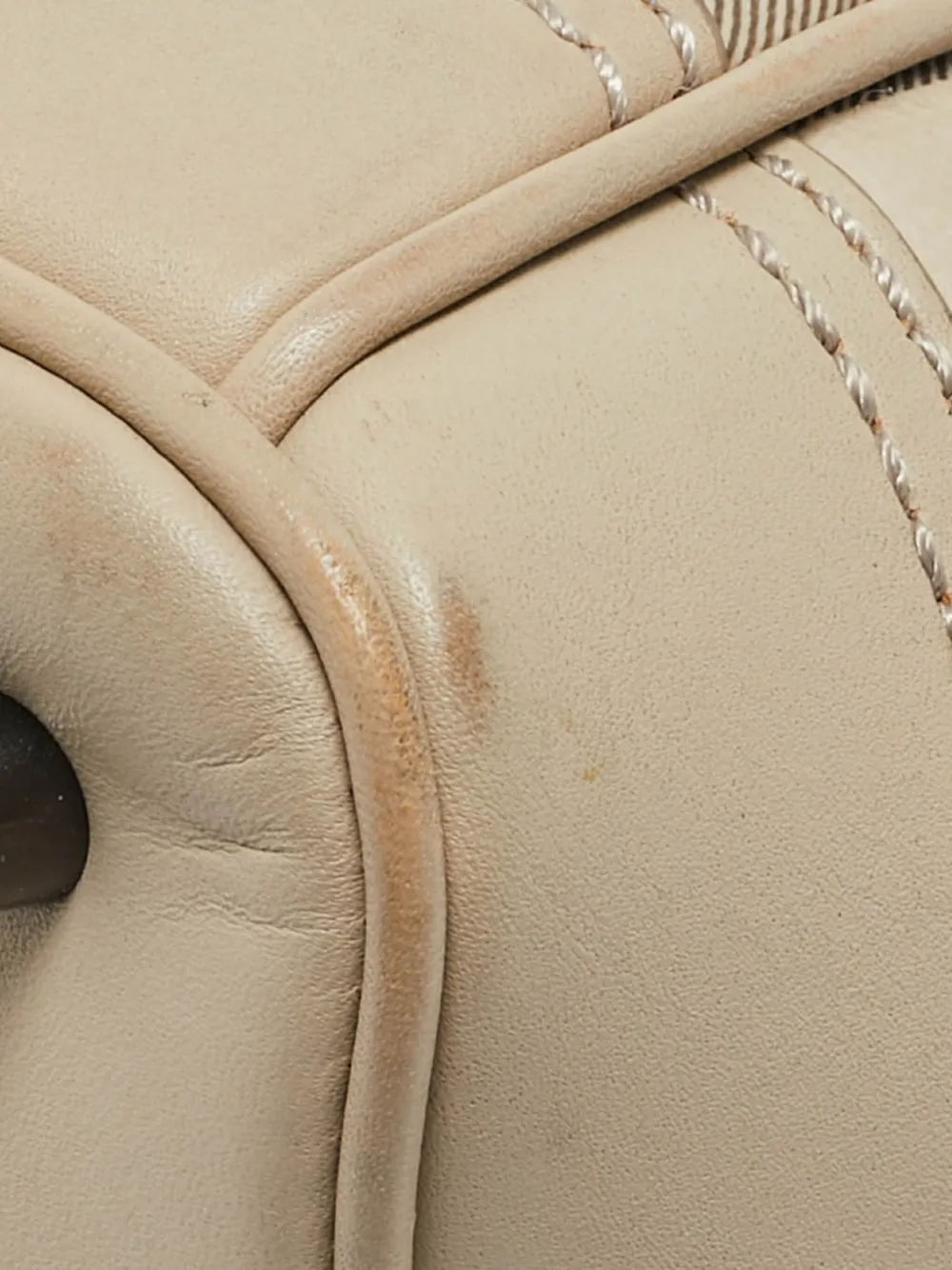 Pre-owned Burberry Check-pattern Tote Bag In Neutral