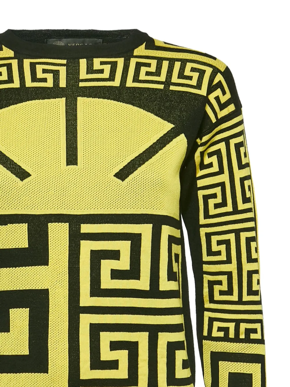 Versace Pre-Owned Greca-pattern knit top | Image 2