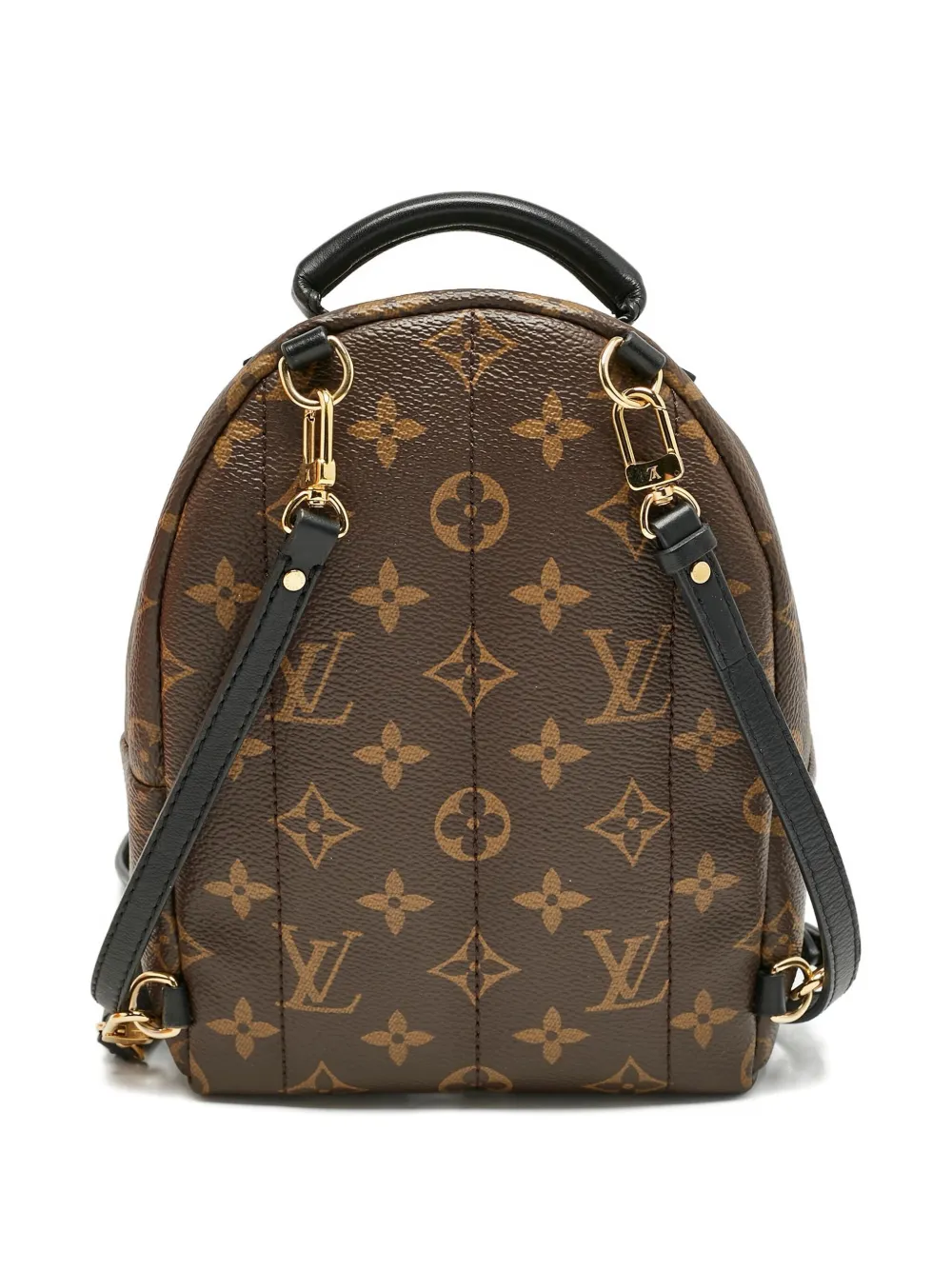 Pre-owned Louis Vuitton Mini Palm Springs Backpack In Brown