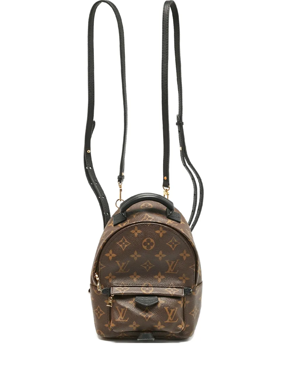 Pre-owned Louis Vuitton Mini Palm Springs Backpack In Brown