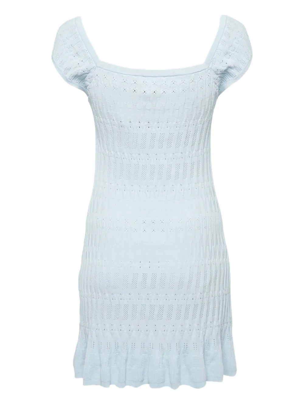 Pre-owned Lpa Francesca Mini Dress In Blue