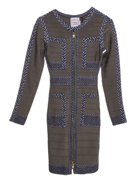 Hervé Léger Pre-Owned beaded knit dress