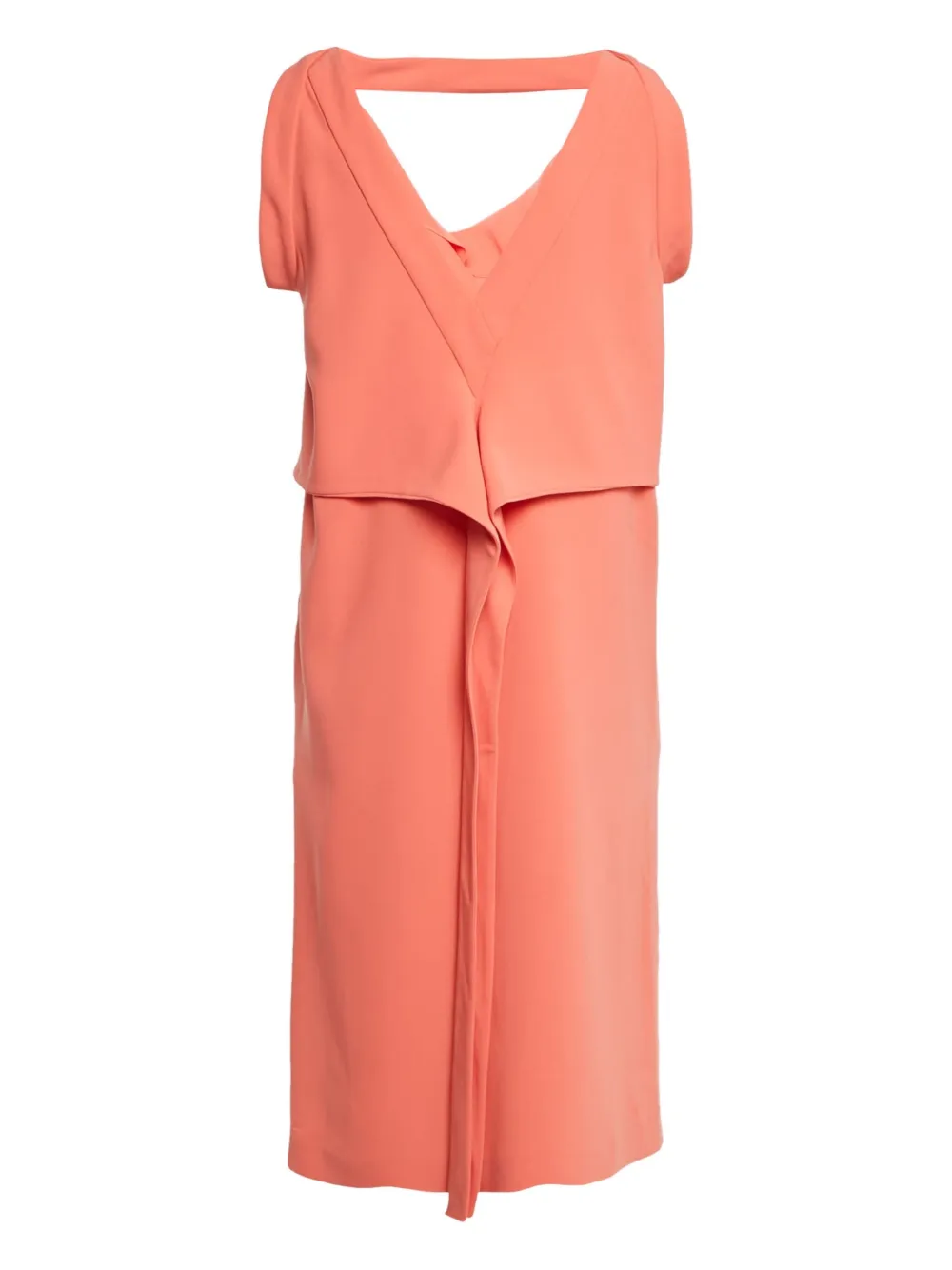 Balenciaga Pre-Owned Jurk met col - Oranje