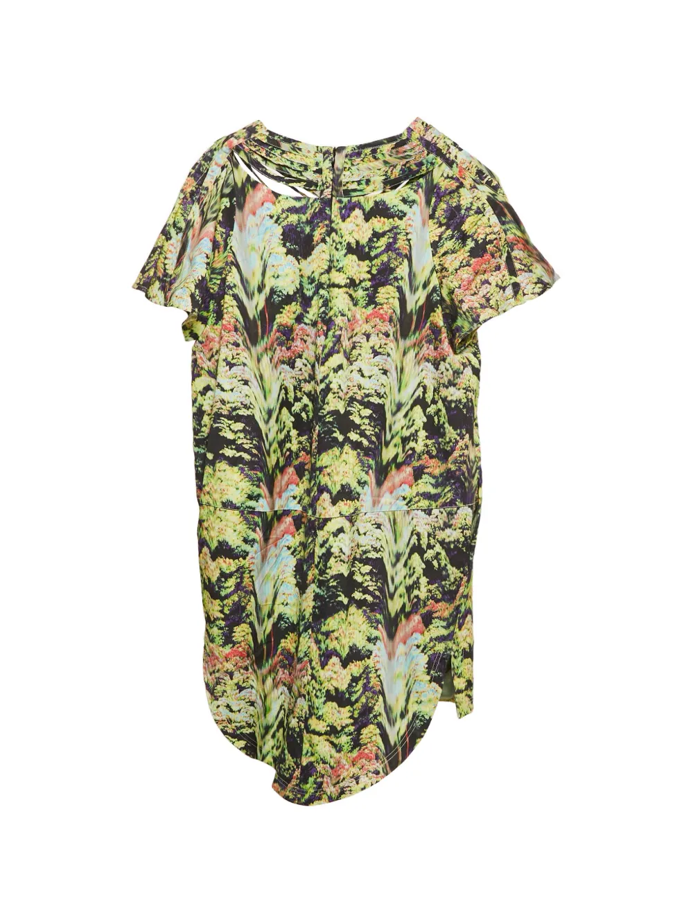 Kenzo Pre-Owned Jurk met abstracte print - Groen