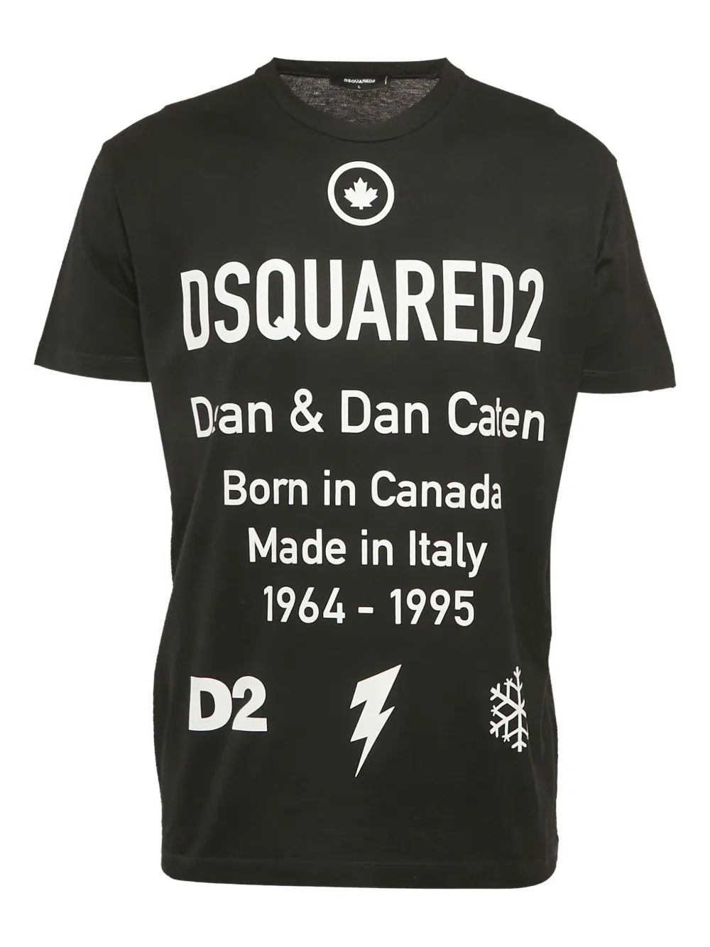 DSQUARED2 футболка с логотипом | черный | Image 1