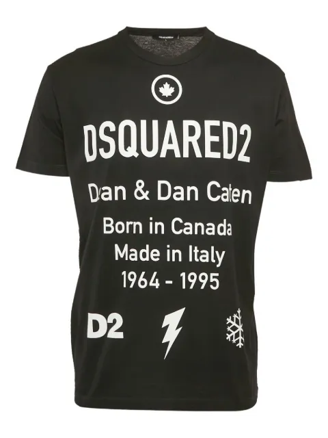 DSQUARED2 playera con logo estampado