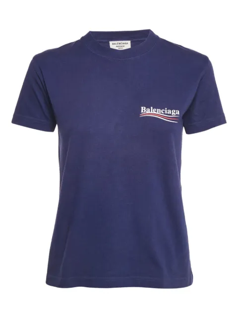 Balenciaga Pre-Owned playera con logo estampado 2020