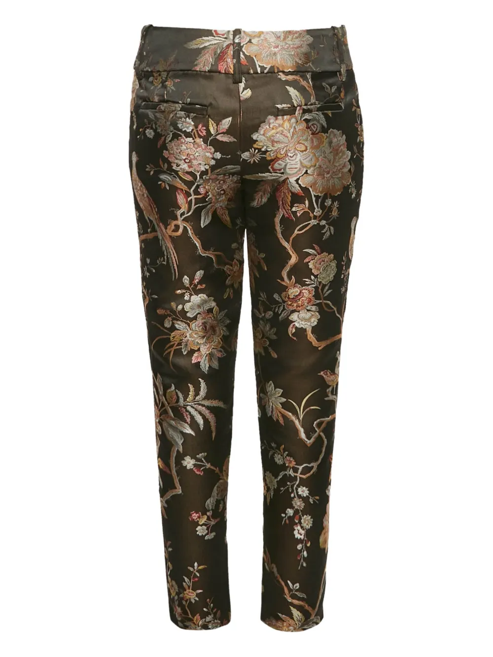 Alice + olivia Broek met bloemen jacquard - Bruin