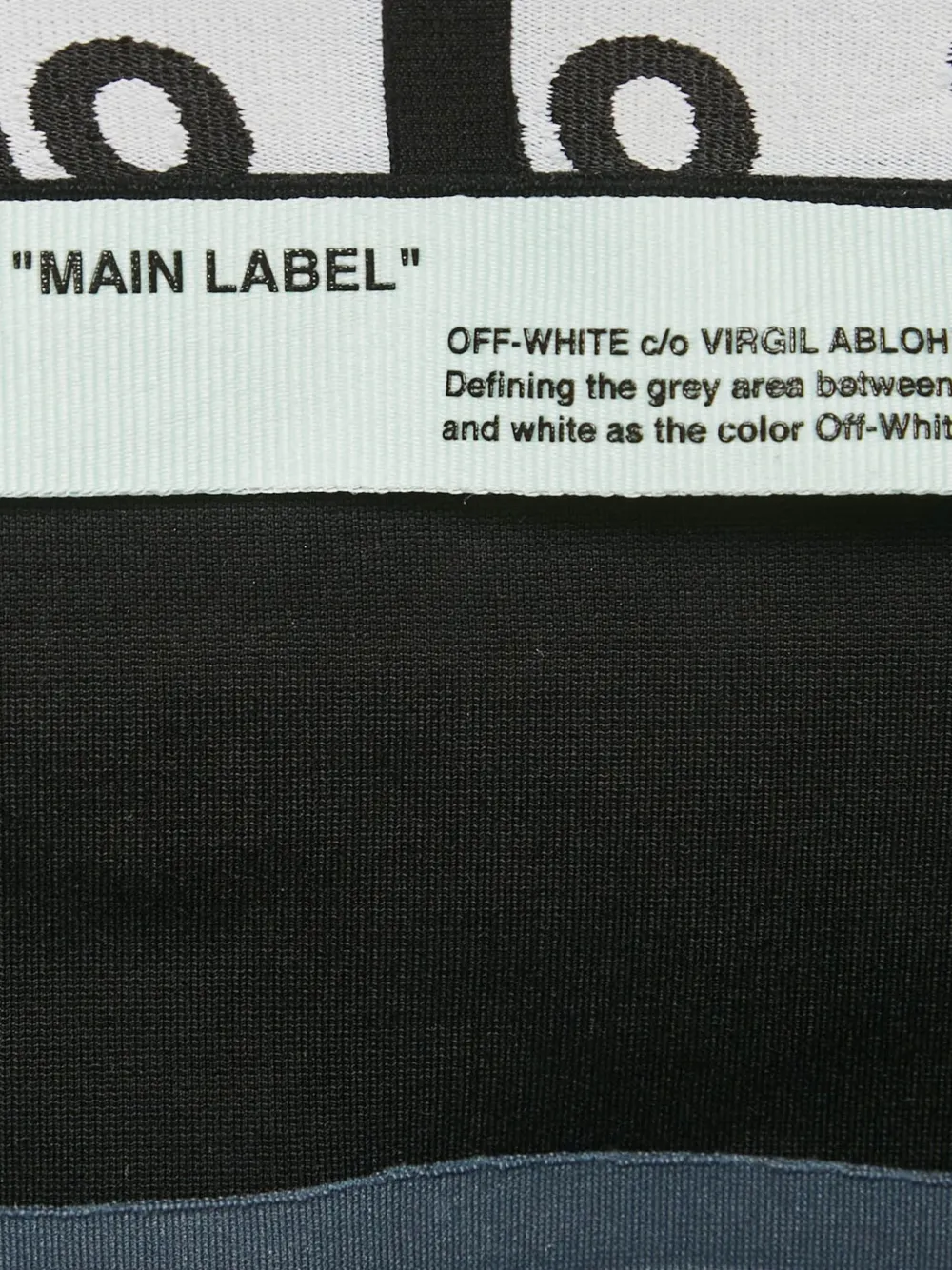 Off-White Pre-Owned Legging met logoprint - Zwart