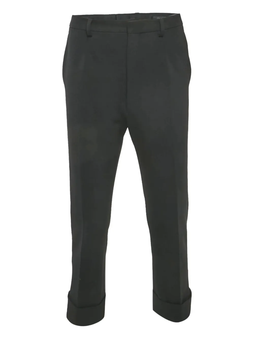Prada Pre-Owned Gerade Gabardine-Hose | Schwarz | Image 1