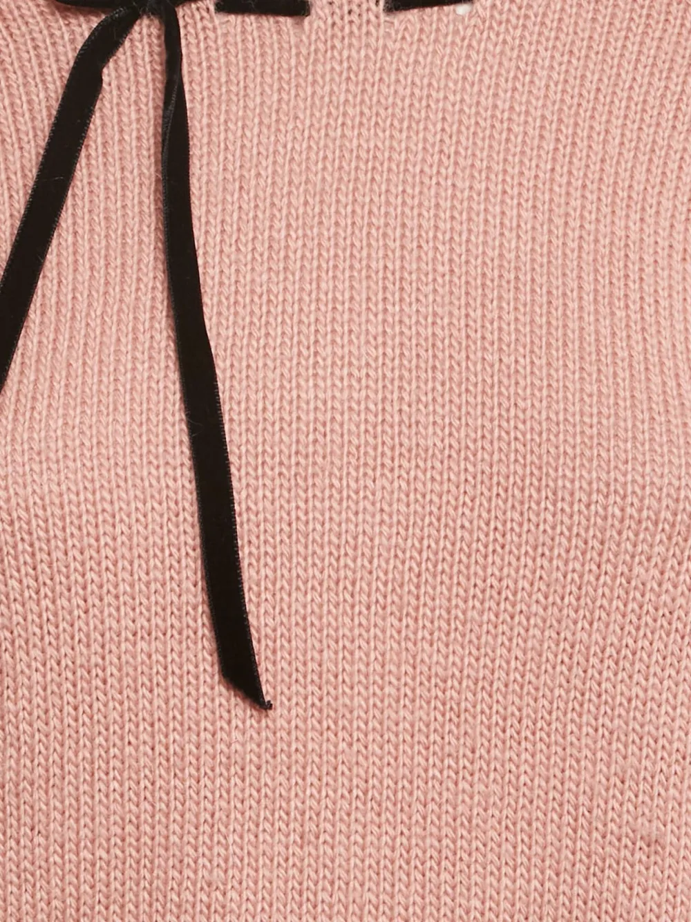 MIU MIU Pre-owned Bow-detail Sweater In Pink