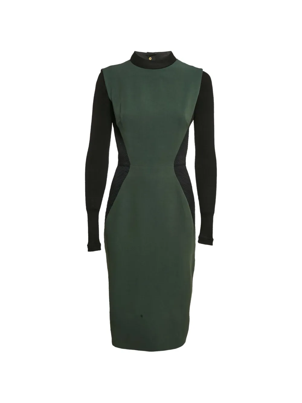Victoria Beckham Abito midi con inserti - Verde