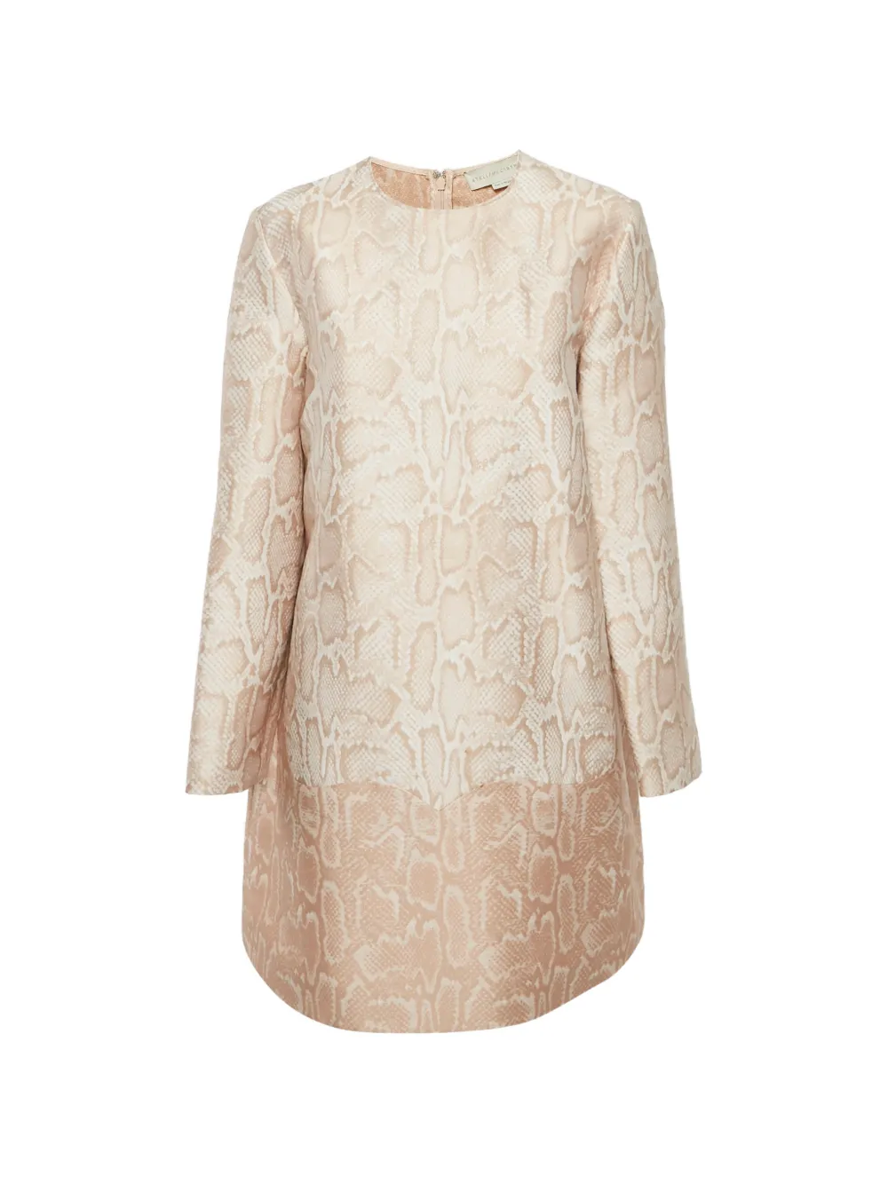 Stella McCartney Pre-Owned snake-pattern mini dress - Toni neutri
