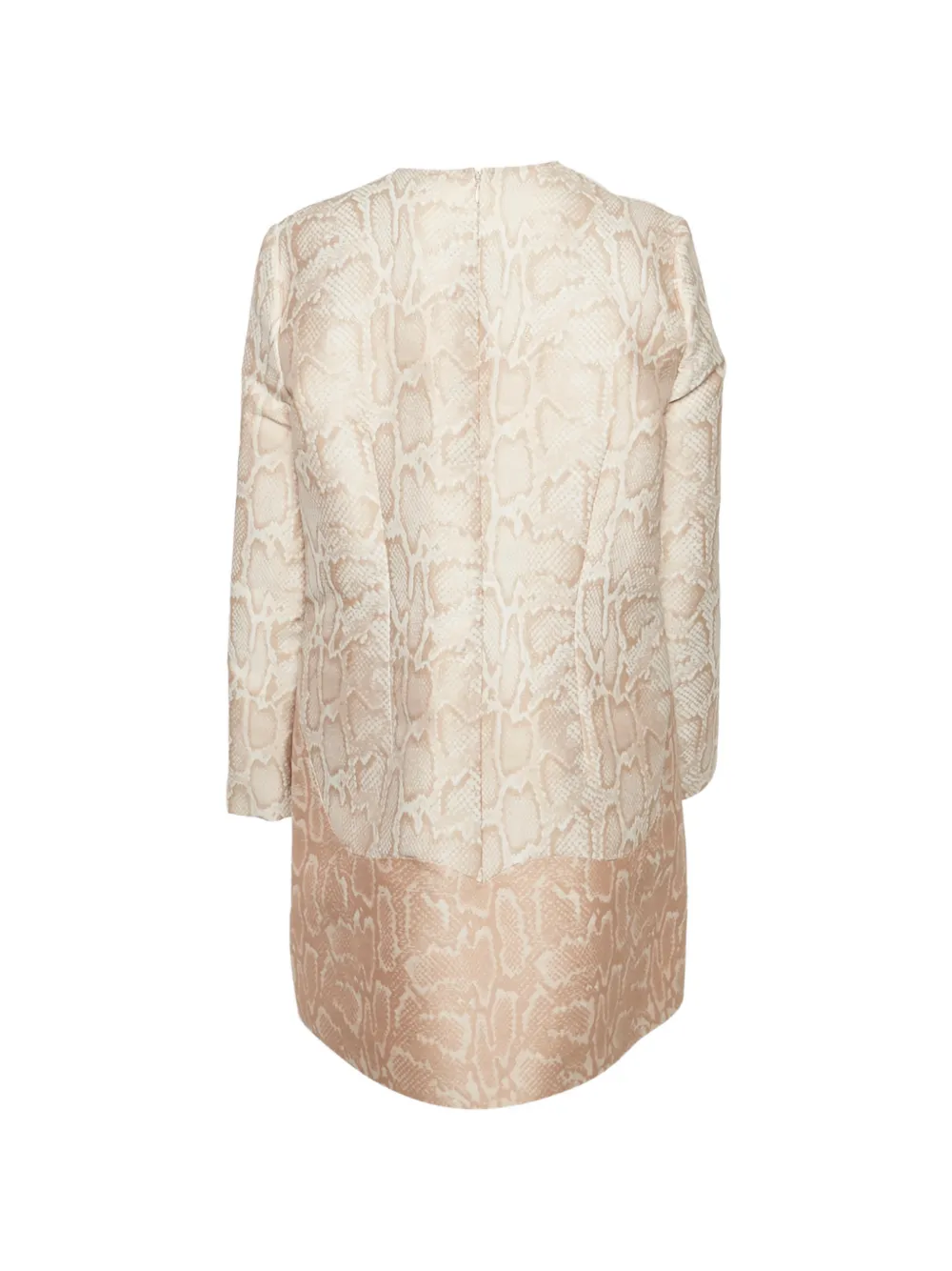 Stella McCartney Pre-Owned snake-pattern mini dress - Beige