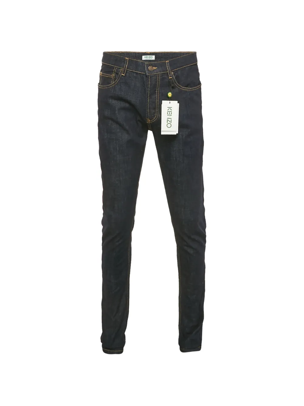 Pre-owned Kenzo Slim-fit Jeans In Blue