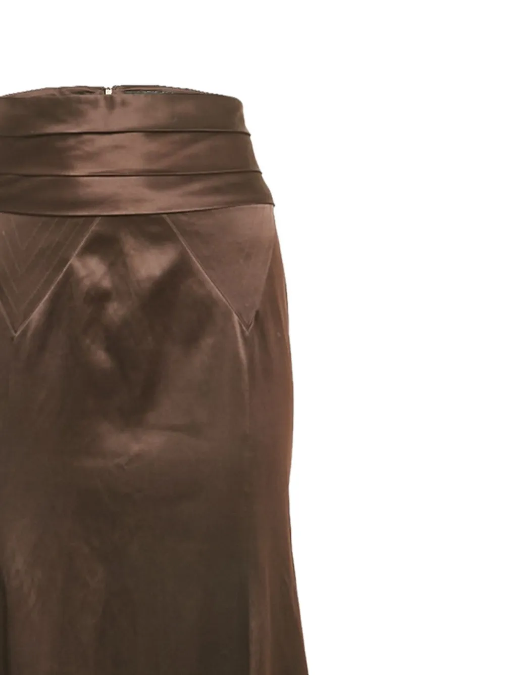 Just Cavalli Maxi-rok met afwerking - Bruin