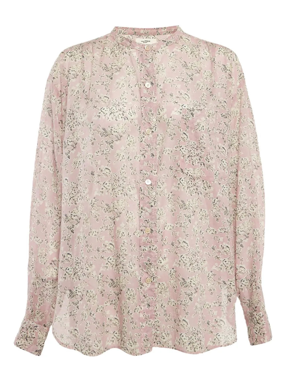 MARANT ÉTOILE Hemd mit Blumen-Print | Violett | Image 1