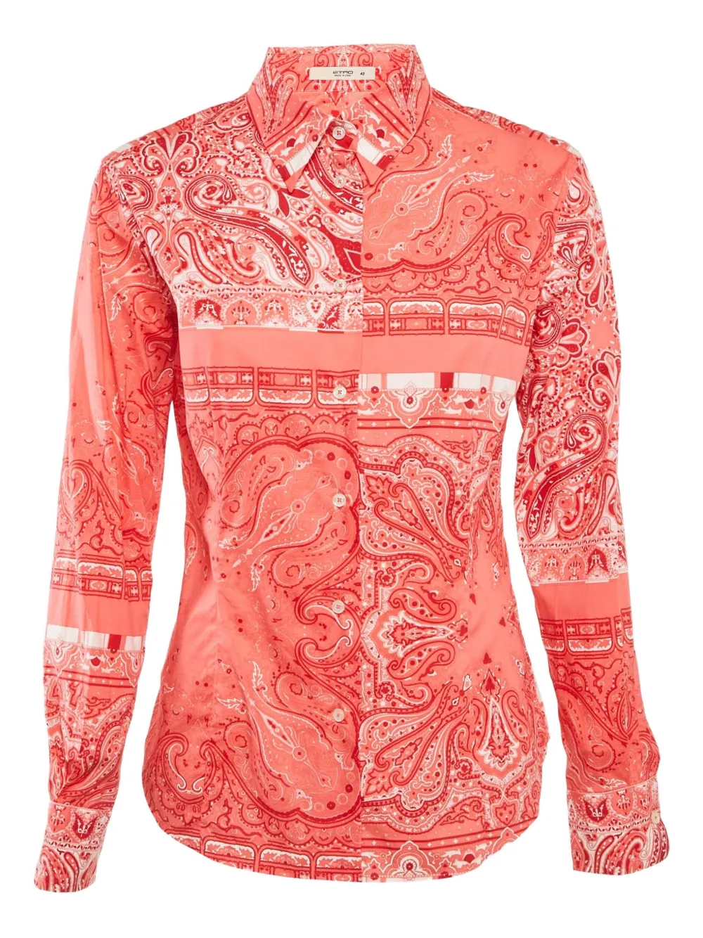 Etro Pre-Owned camisa con estampado de cachemira y botones | rosado | Image 1