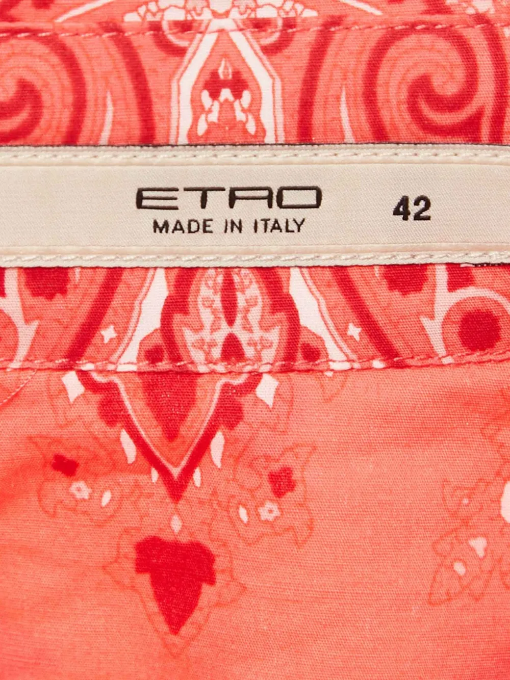 Etro Pre-Owned camisa con estampado de cachemira y botones | Image 2