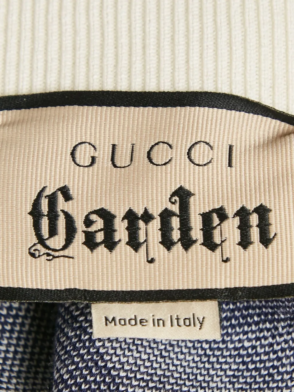 Gucci Pre-Owned Gebreide kokerrok - Blauw