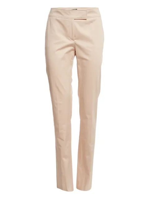 Ferragamo Pre-Owned pants de algodón stretch