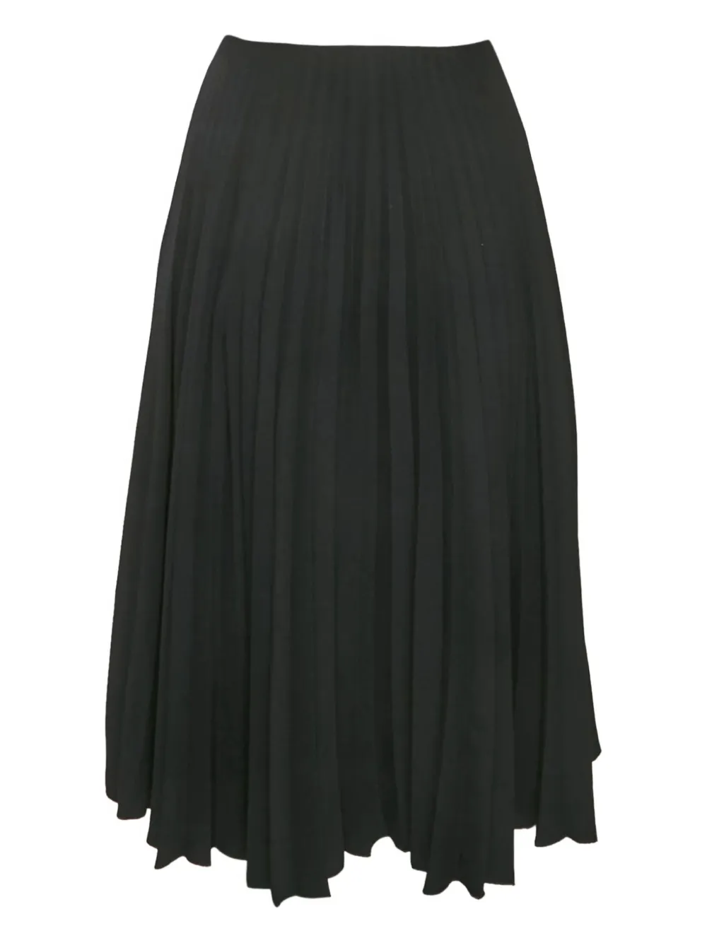 Valentino Pre-Owned jupe mi-longue à design plissé | noir | Image 1